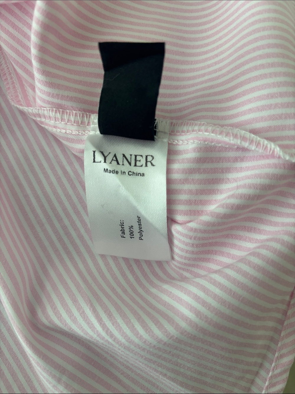 Pink Striped Bow-Tie Button Down Shirt - Picture 5 of 5